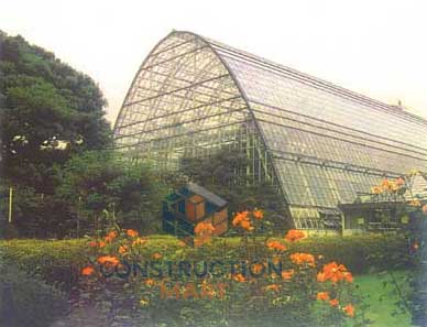 ConstructionMart anti-fog polycarbonate greenhouse used in research and educational facilities