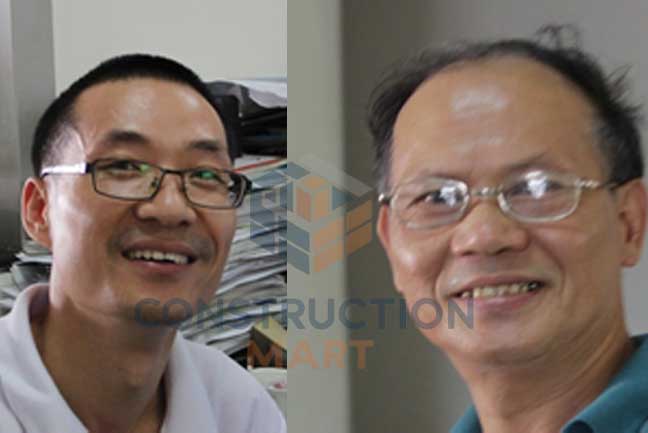 Two engineers from Constructionmart’s 25-member engineering team, showcasing technical expertise and dedication