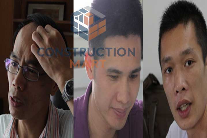 Three representatives from Constructionmart’s 15-member quality inspection team, ensuring every product meets strict quality standards