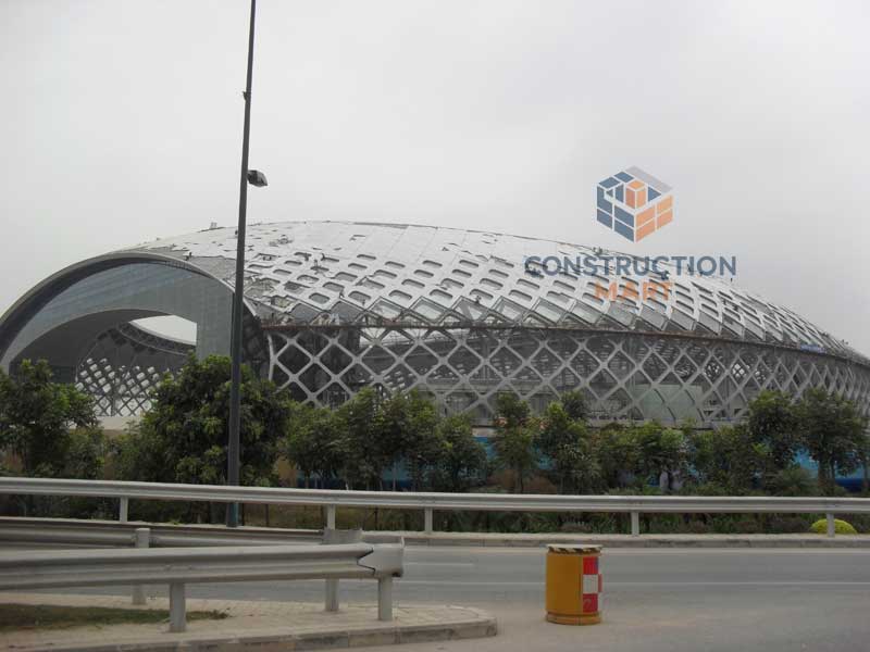 Shenzhen Bay Stadium roof project featuring four wall polycarbonate sheets for large-span daylighting panels